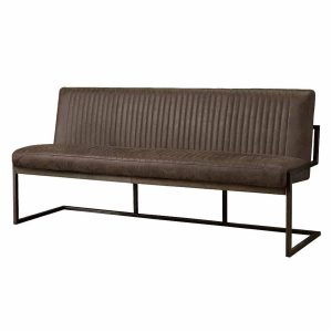 Ferro Bankje 155 - fabric Savannah dark brown Tower Living