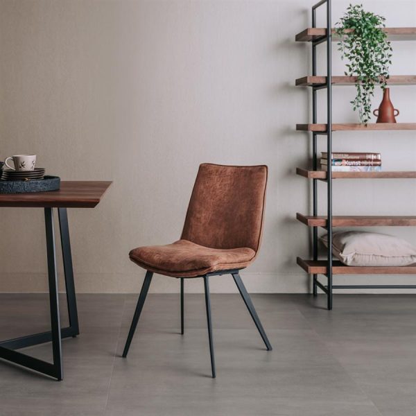 Pamplona Stoel - fabric Cognac Tower Living - Afbeelding 2