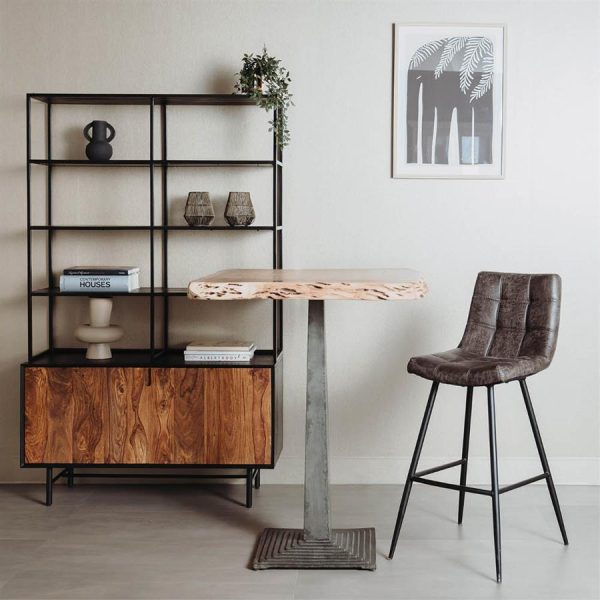 Navarra Barstoel - fabric Antracite Tower Living - Afbeelding 2