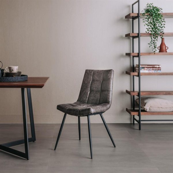 Navarra Stoel - fabric Antracite Tower Living - Afbeelding 2