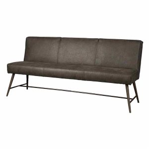 Belmonte Bankje 185 - fabric Cherokee 1 grey Tower Living