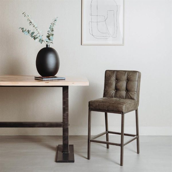 Vasco Barstoel - fabric Amazon 17 green Tower Living - Afbeelding 2