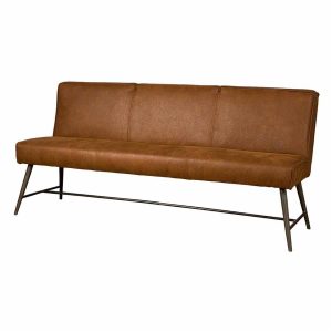 Belmonte Bankje 185 - fabric Cherokee 8 cognac Tower Living