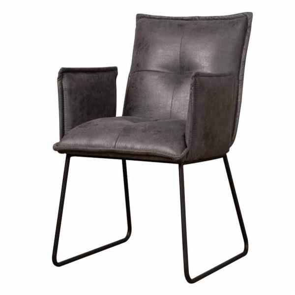 Seda Armstoel - fabric Cherokee 1 grey Tower Living