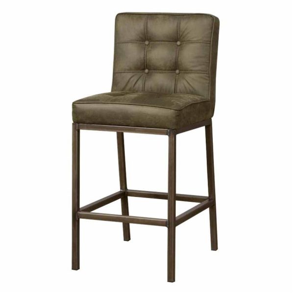 Vasco Barstoel - fabric Amazon 17 green Tower Living