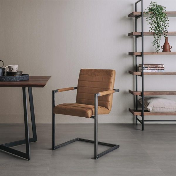 Rocca Armstoel - Bull cognac Tower Living - Afbeelding 2