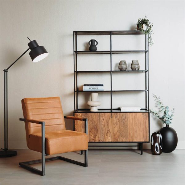 Rocca Fauteuil - Bull cognac Tower Living - Afbeelding 2