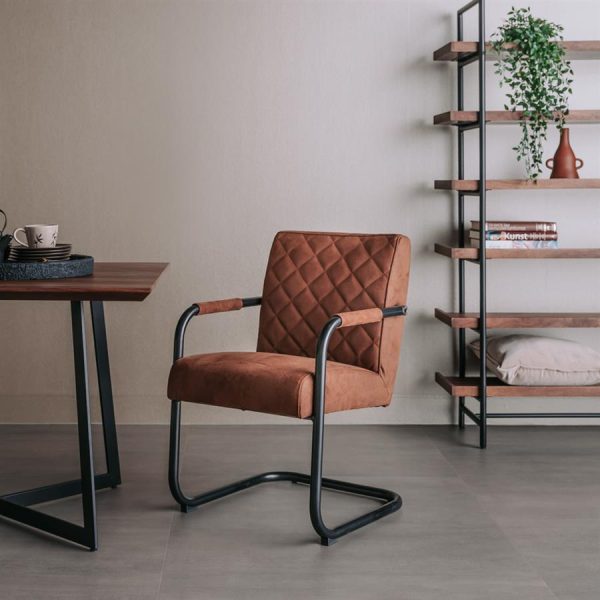 Civo Armstoel - Bull cognac Tower Living - Afbeelding 2