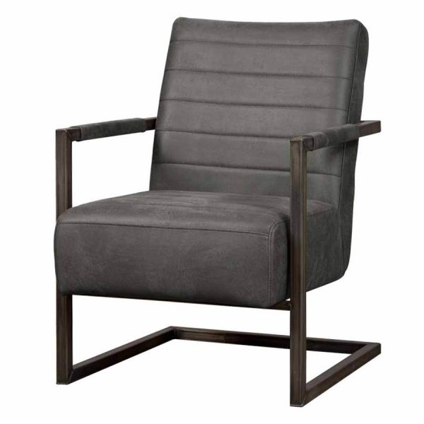 Rocca Fauteuil - Bull anthracite Tower Living - Afbeelding 2