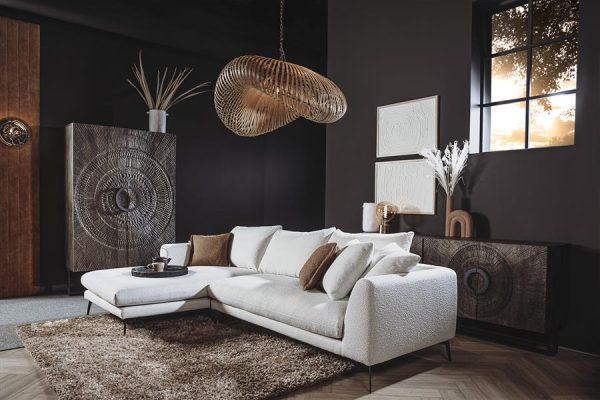 Nottingham 2 5-AR + Chaise L - Copenhagen 900 Light Ivory Tower Living - Afbeelding 2