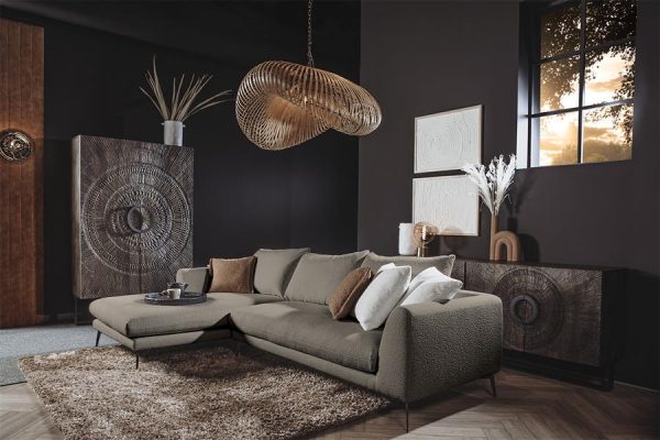Nottingham 2 5-AR + Chaise L - Copenhagen 903 Taupe Tower Living - Afbeelding 2