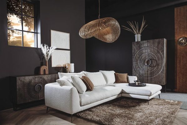 Nottingham 2 5-AL + Chaise R - Copenhagen 900 Light Ivory Tower Living - Afbeelding 2