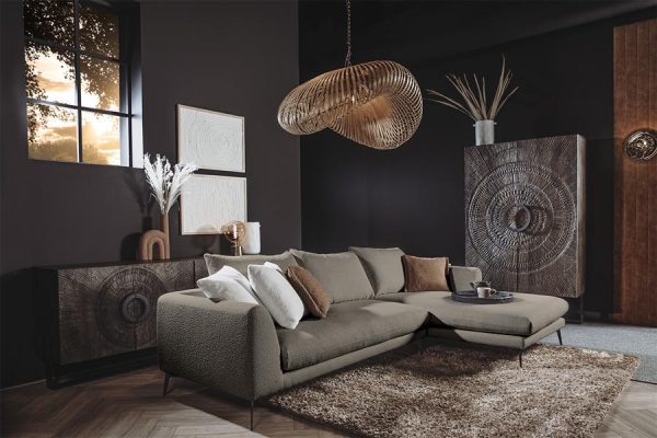 Nottingham 2 5-AL + Chaise R - Copenhagen 903 Taupe Tower Living - Afbeelding 2