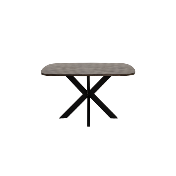 Silvi Eetkamertafel zwart 130 cm Tower Living - Afbeelding 2