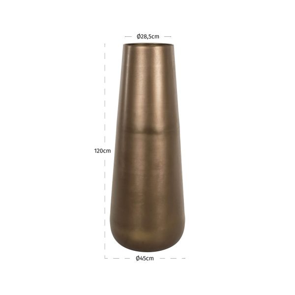 Vaas Kenza klein (Brass antique) Richmond Interiors - Afbeelding 2