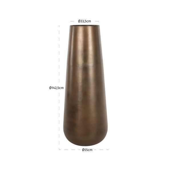 Vaas Kenza groot (Brass antique) Richmond Interiors - Afbeelding 2