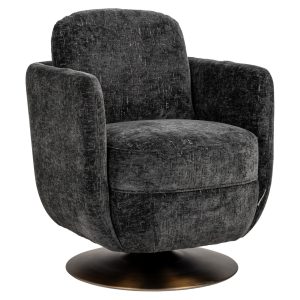 Draaifauteuil Turner graphite island (Island graphite 66) Richmond Interiors