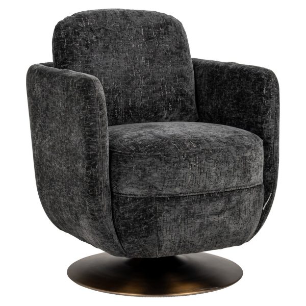 Draaifauteuil Turner graphite island (Island graphite 66) Richmond Interiors