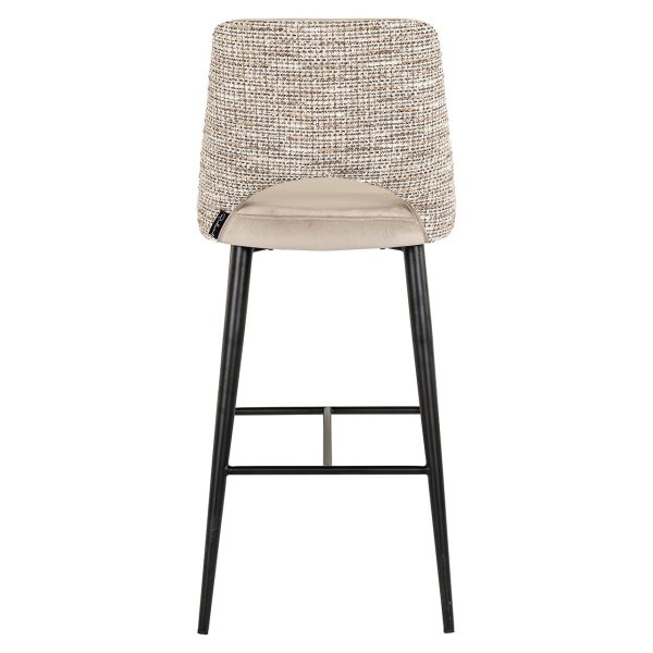 Barstoel Tabitha trendy nature / quartz khaki fire retardant (Be Trendy 01 Nature) Richmond Interiors - Afbeelding 3