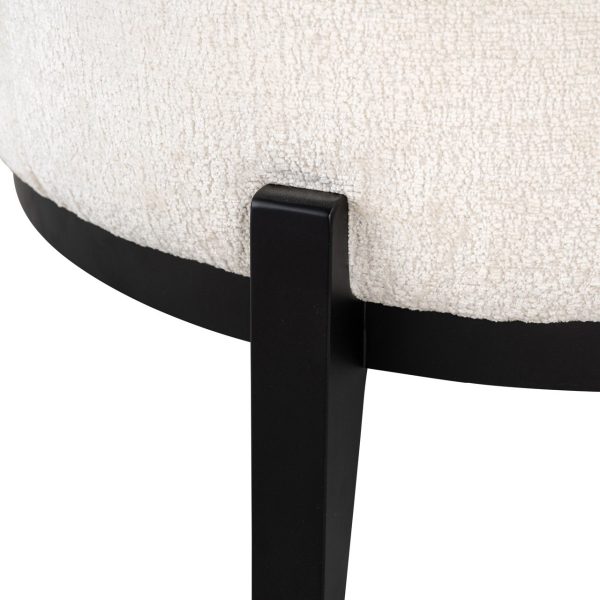 Fauteuil Montana white chenille (Bergen 900 white chenille) Richmond Interiors - Afbeelding 5