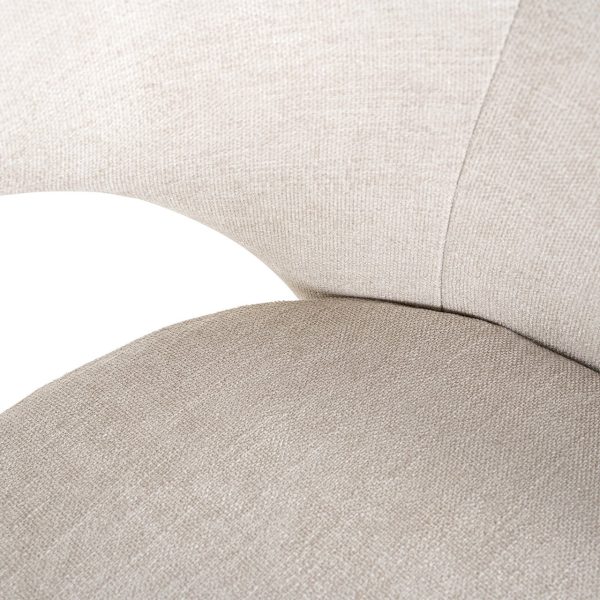 Stoel Jenthe nature giulia fire retardant (FR-Giulia 01 nature) Richmond Interiors - Afbeelding 7