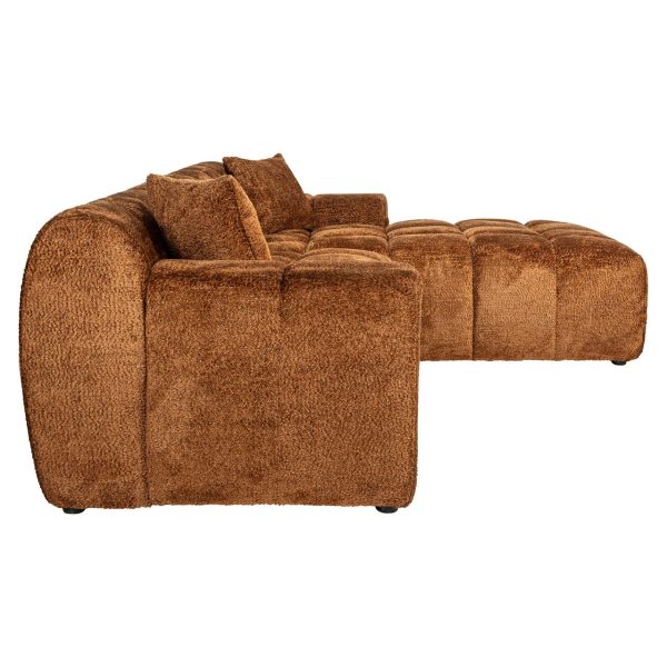 Sofa Cube 3-zits + lounge rechts (Be Lovely 603 Cinnamon) Richmond Interiors - Afbeelding 2