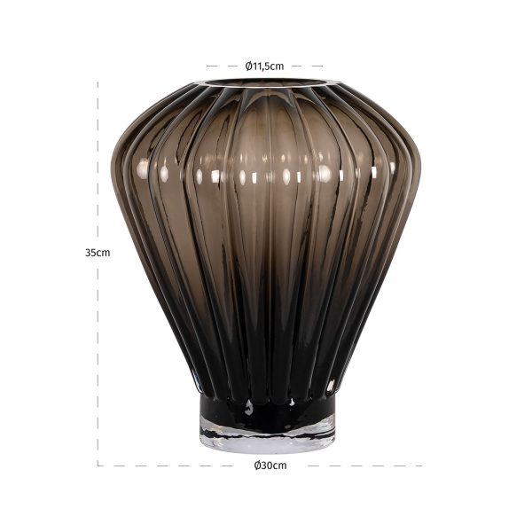 Vaas Shani (Brown) Richmond Interiors - Afbeelding 2
