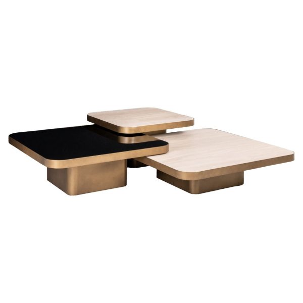 Salontafel Cumulus beige (Set of 3) Richmond Interiors - Afbeelding 2