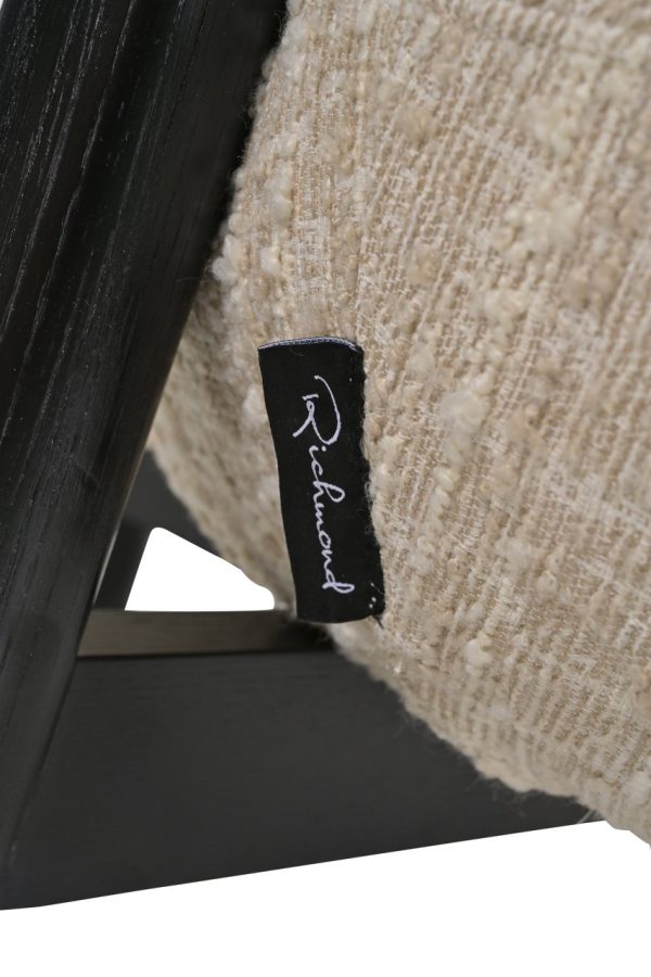 Lounge stoel Ornella beige angora Richmond Interiors - Afbeelding 9