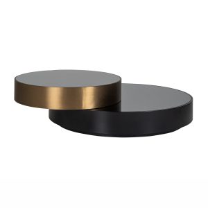 Salontafel Slice black/gold Richmond Interiors
