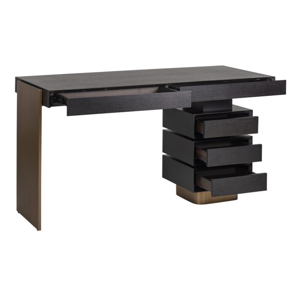 Bureau Connar charcoal Richmond Interiors - Afbeelding 7