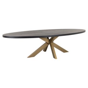 Eettafel Watson black/gold 235 Richmond Interiors