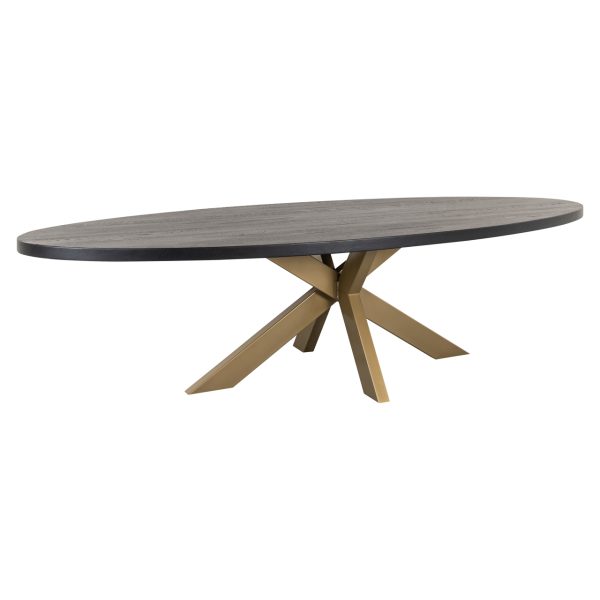 Eettafel Watson black/gold 235 Richmond Interiors
