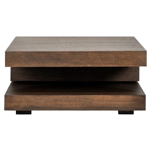 Salontafel Oakura brown 90x90 Richmond Interiors - Afbeelding 3