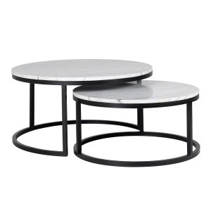 Salontafel Lexington white (Set of 2) Richmond Interiors