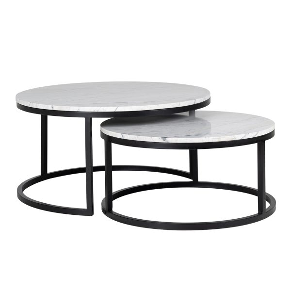 Salontafel Lexington white (Set of 2) Richmond Interiors