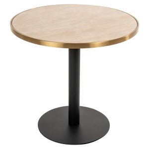 Bistrotafel Brazza beige 80Ø Richmond Interiors