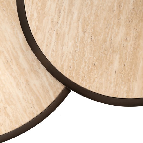 Salontafel Ronson beige (Set of 2) Richmond Interiors - Afbeelding 4
