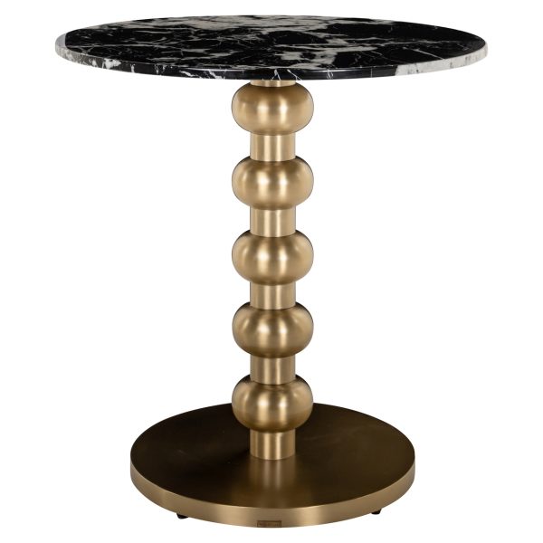 Bistrotafel Witlox black/gold 75Ø Richmond Interiors