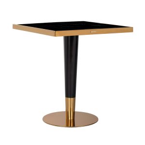 Bistrotafel Can Roca black/gold 70x70 Richmond Interiors