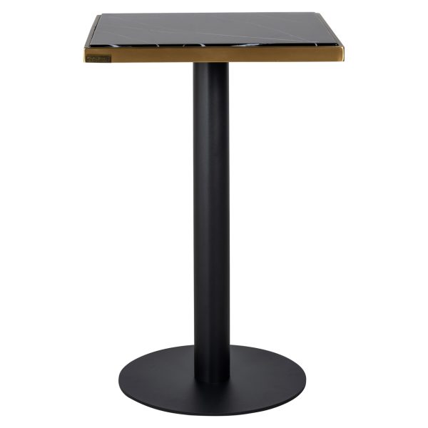 Bistrotafel Zenza black/gold 50x50 Richmond Interiors - Afbeelding 2
