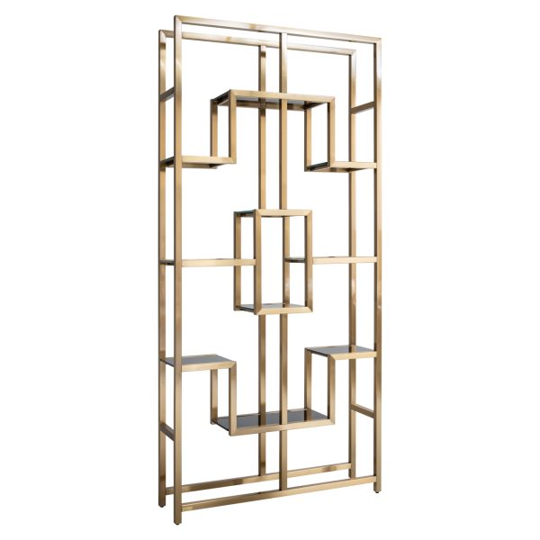 Wandkast Magnus brushed gold Richmond Interiors