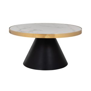 Salontafel Odin gold 80Ø Richmond Interiors