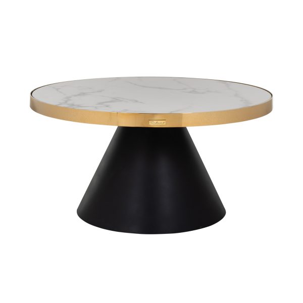 Salontafel Odin gold 80Ø Richmond Interiors