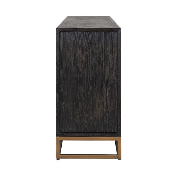 Dressoir Blackbone Brass black rustic Richmond Interiors - Afbeelding 2