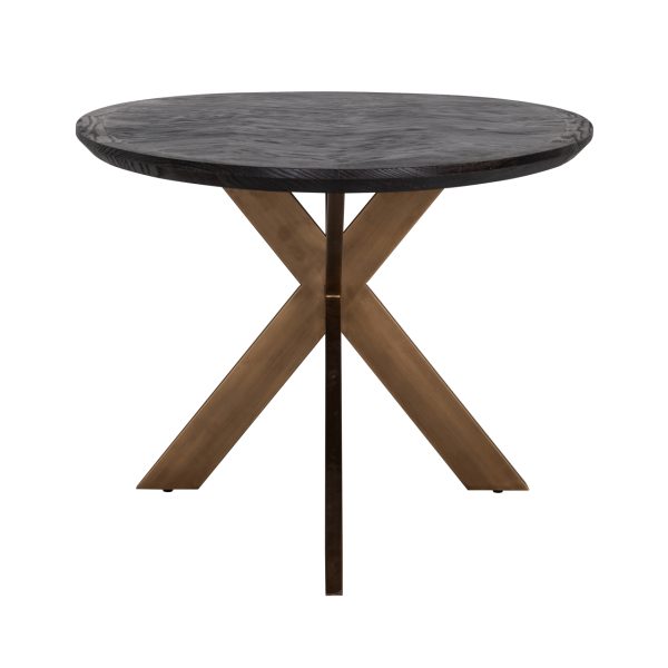 Eettafel Blackbone Brass black rustic oval 230 Richmond Interiors - Afbeelding 4