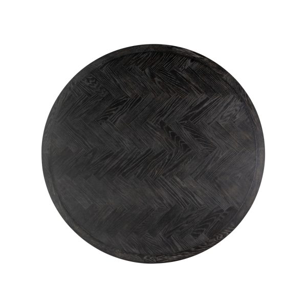 Eettafel Blackbone Brass black rustic 140Ø Richmond Interiors - Afbeelding 3