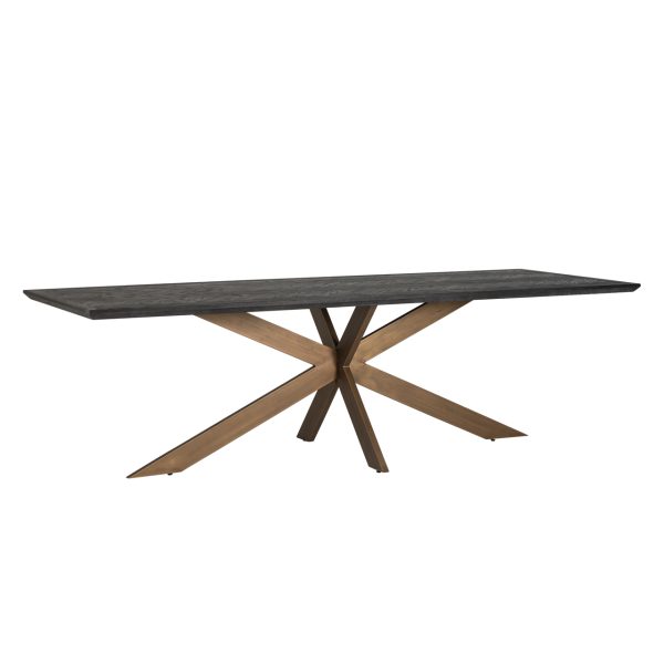Eettafel Blackbone Brass black rustic 260 Richmond Interiors