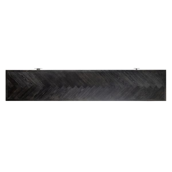 TV-meubel Blackbone Silver black rustic 220 Richmond Interiors - Afbeelding 4
