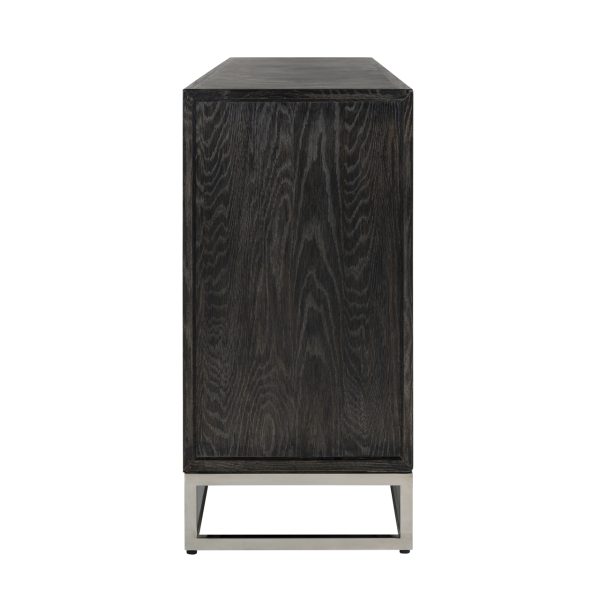 Dressoir Blackbone Silver black rustic Richmond Interiors - Afbeelding 3